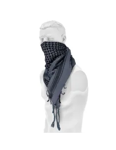 PAÑUELO PALESTINO AZUL/NEGRO