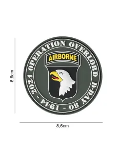 PARCHE PVC D-DAY 80 101ST AIRBORNE