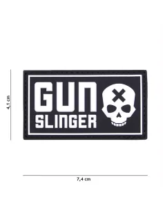 PARCHE PVC GUN SLINGER SKULL 19021