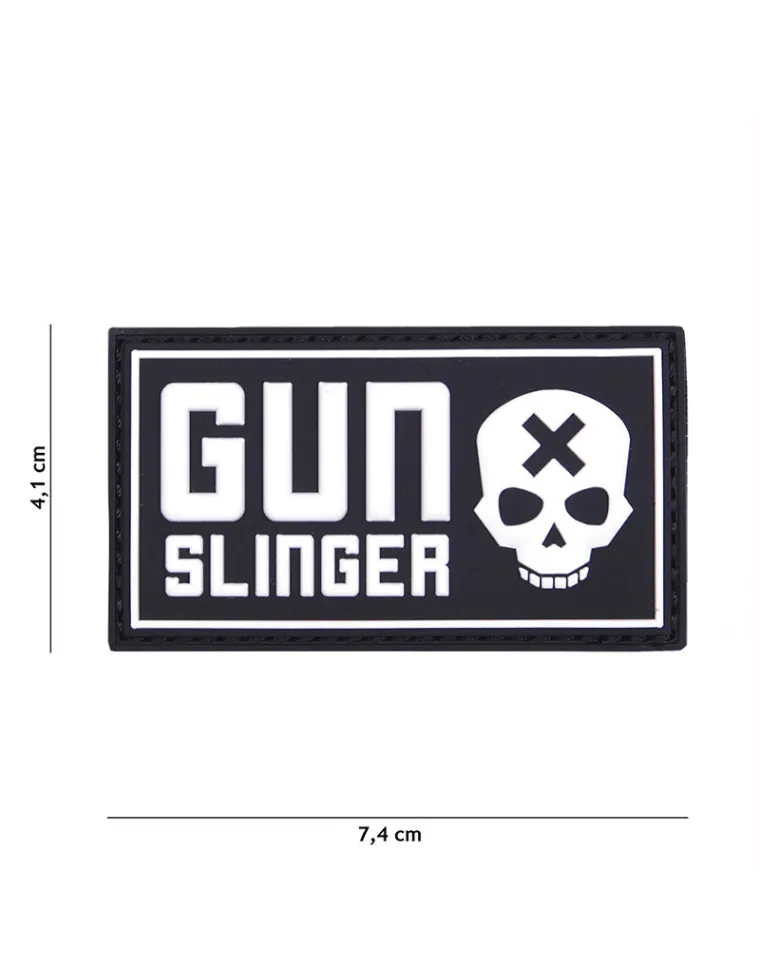 PARCHE PVC GUN SLINGER SKULL 19021