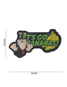 PARCHE PVC LETS GO BANANAS 10095