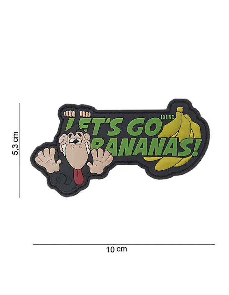 PARCHE PVC LETS GO BANANAS 10095