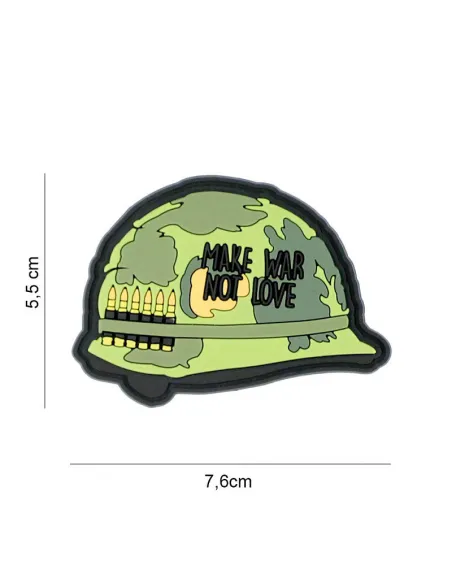 PARCHE PVC MAKE WAR NO LOVE 8099