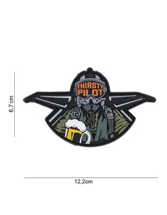 PARCHE PVC THIRSTY PILOT 10021