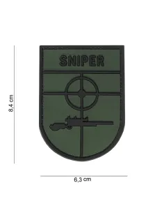PARCHE PVC SNIPER RETICULA VERDE