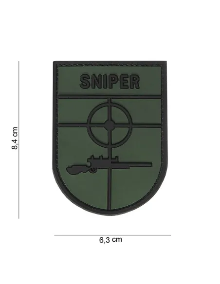 PARCHE PVC SNIPER RETICULA VERDE