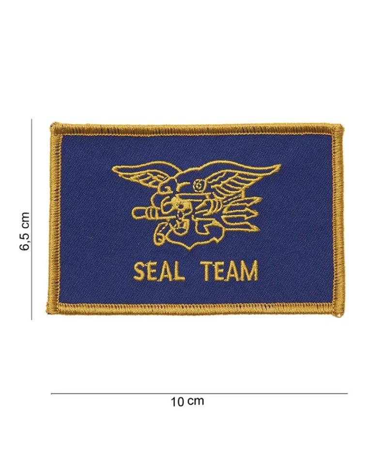 PARCHE SEAL TEAM AZUL ORO 3019
