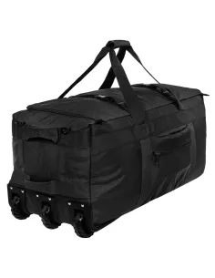 PETATE COMBAT CON RUEDAS NEGRO