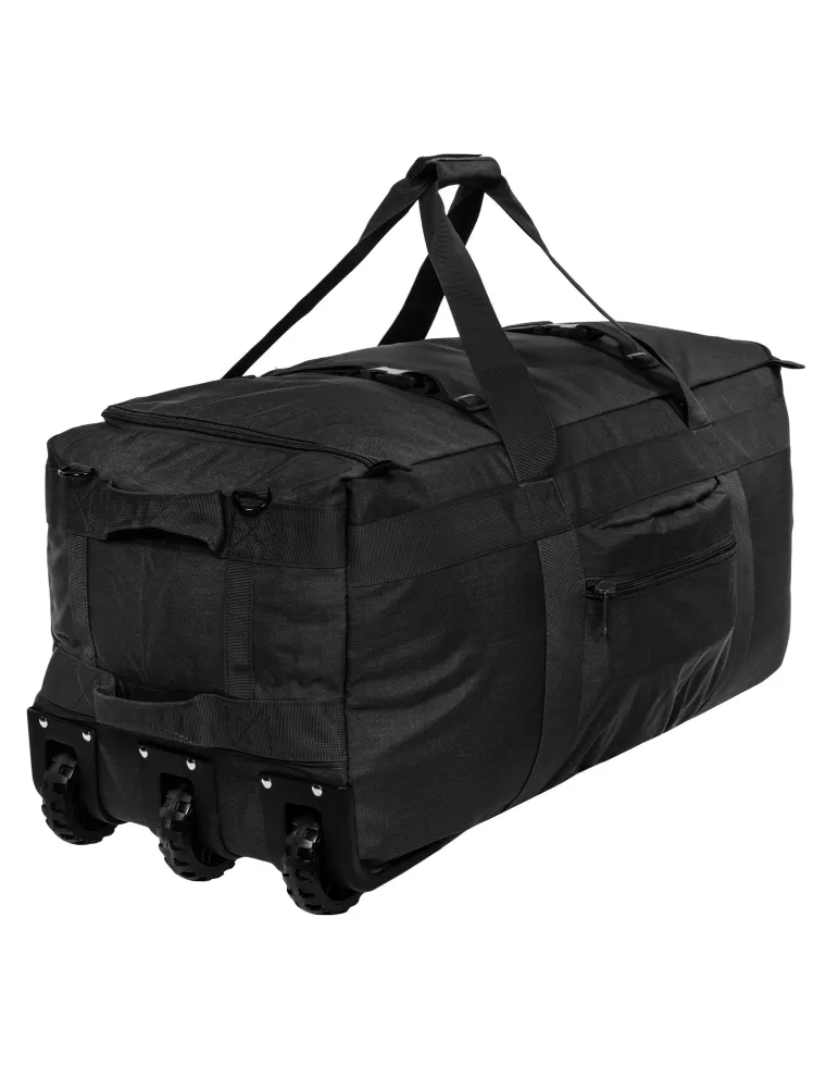 PETATE COMBAT CON RUEDAS NEGRO