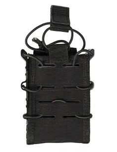 PORTACARGADOR OPEN TOP FLEX SINGLE NEGRO