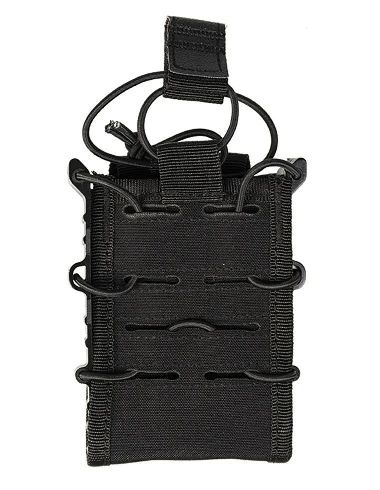 PORTACARGADOR OPEN TOP FLEX SINGLE NEGRO