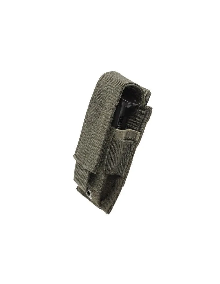PORTACARGADOR SINGLE PISTOLA MOLLE VERDE