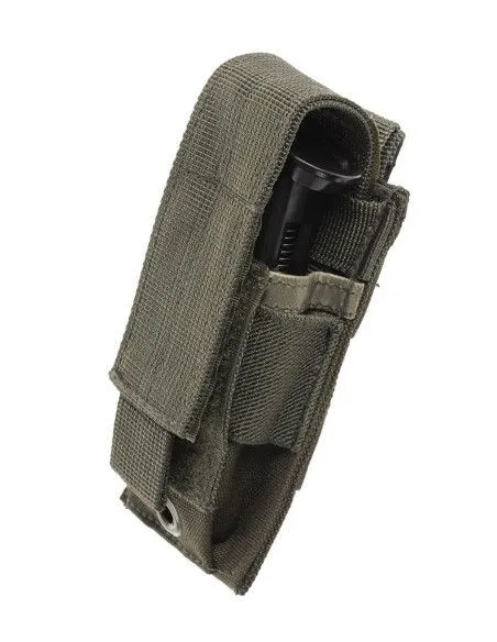 PORTACARGADOR SINGLE PISTOLA MOLLE VERDE