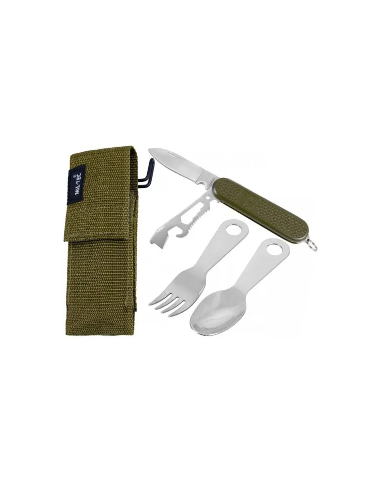 SET NAVAJA CUBIERTOS MILTEC