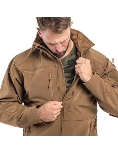CHAQUETA SOFTSHELL SCU DARK COYOTE