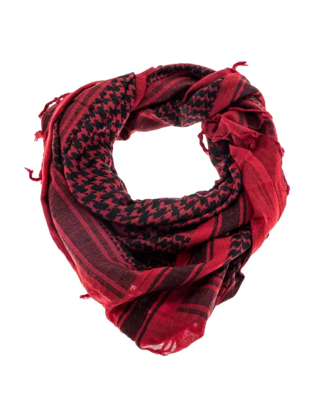 PAÑUELO PALESTINO ROJO/NEGRO