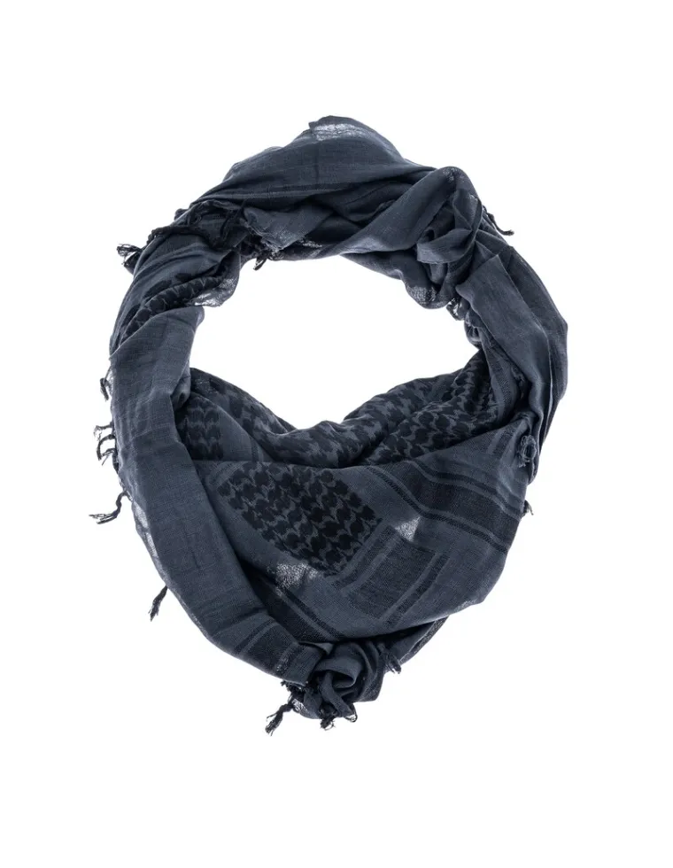 PAÑUELO PALESTINO AZUL/NEGRO