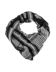 PAÑUELO PALESTINO NEGRO/BLANCO 2