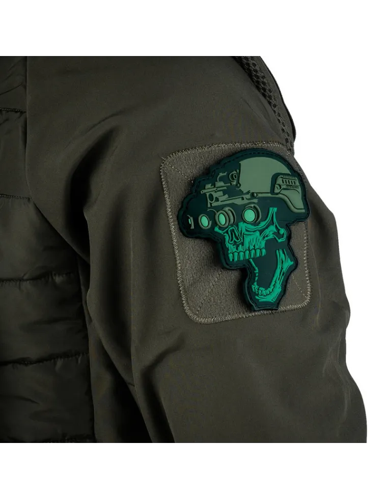 PARCHE FOSTEX PVC NIGH VISION SKULL OD 19043