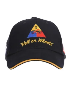 GORRA FOSTEX NEGRA 2ND ARMORED DIV 2