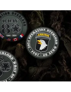 PARCHE PVC D-DAY 80 101ST AIRBORNE 2