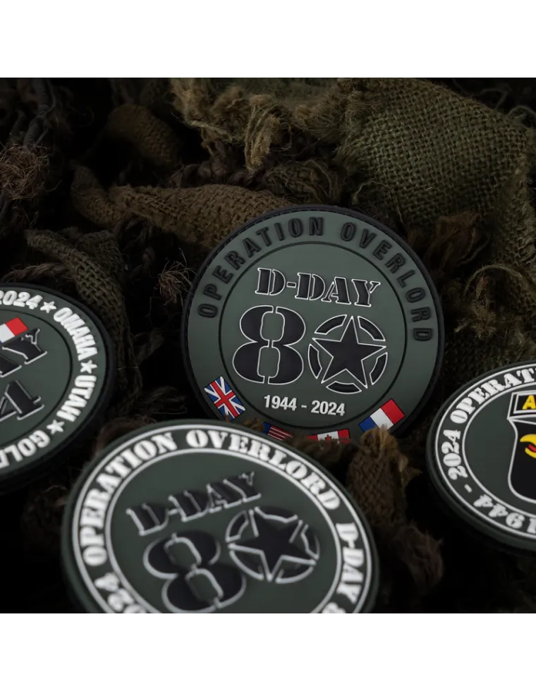 PARCHE PVC D-DAY 80 1944-2024