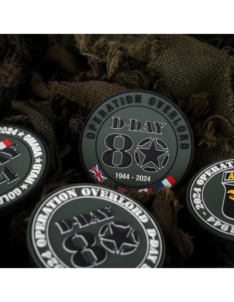 PARCHE PVC D-DAY 80 1944-2024