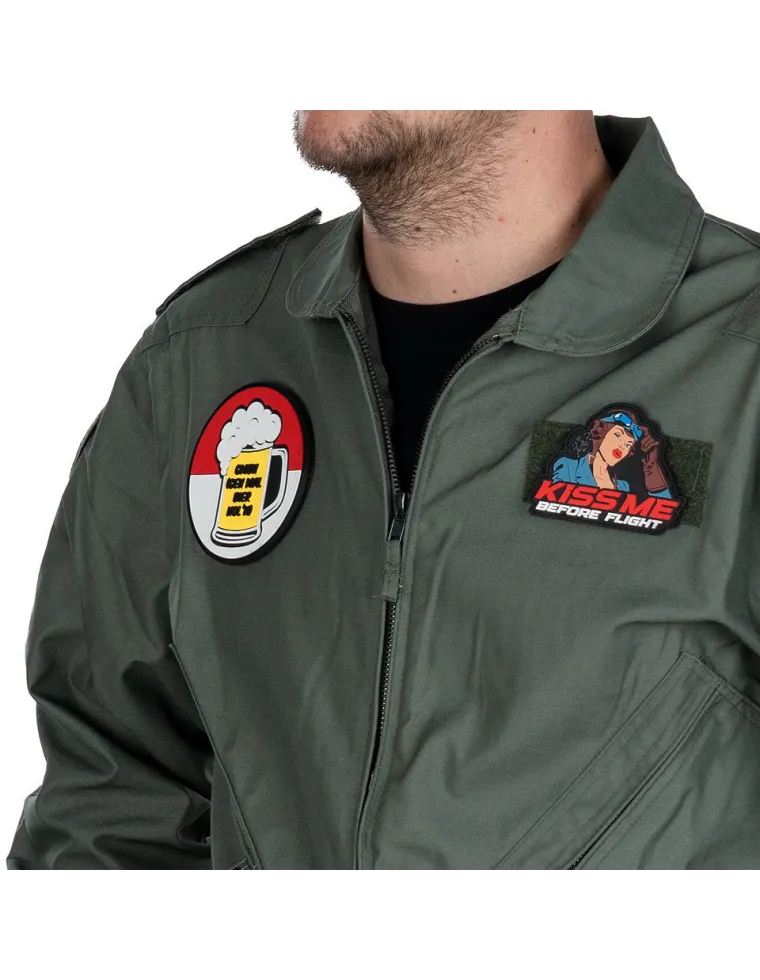 PARCHE PVC KISS ME BERFORE FLIGHT 10102