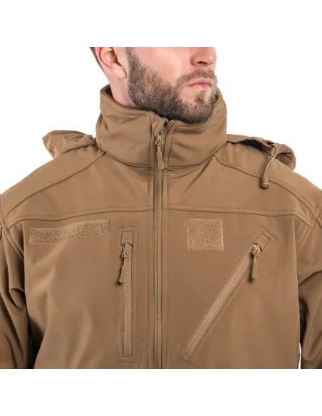 CHAQUETA SOFTSHELL SCU DARK COYOTE