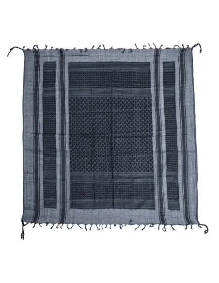 PAÑUELO PALESTINO AZUL/NEGRO