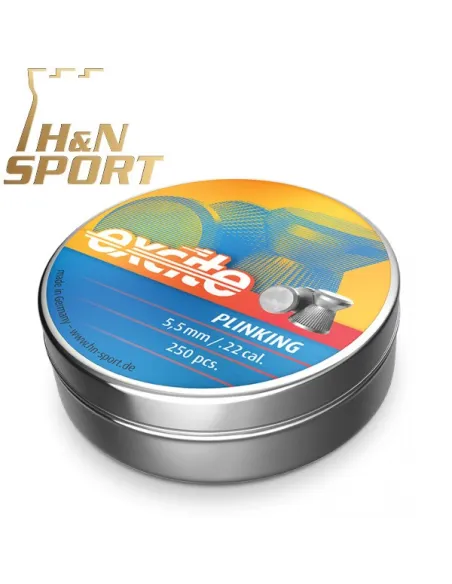 BALINES H&N EXCITE PLINKING 0,83g 5,5mm LATA 250uds
