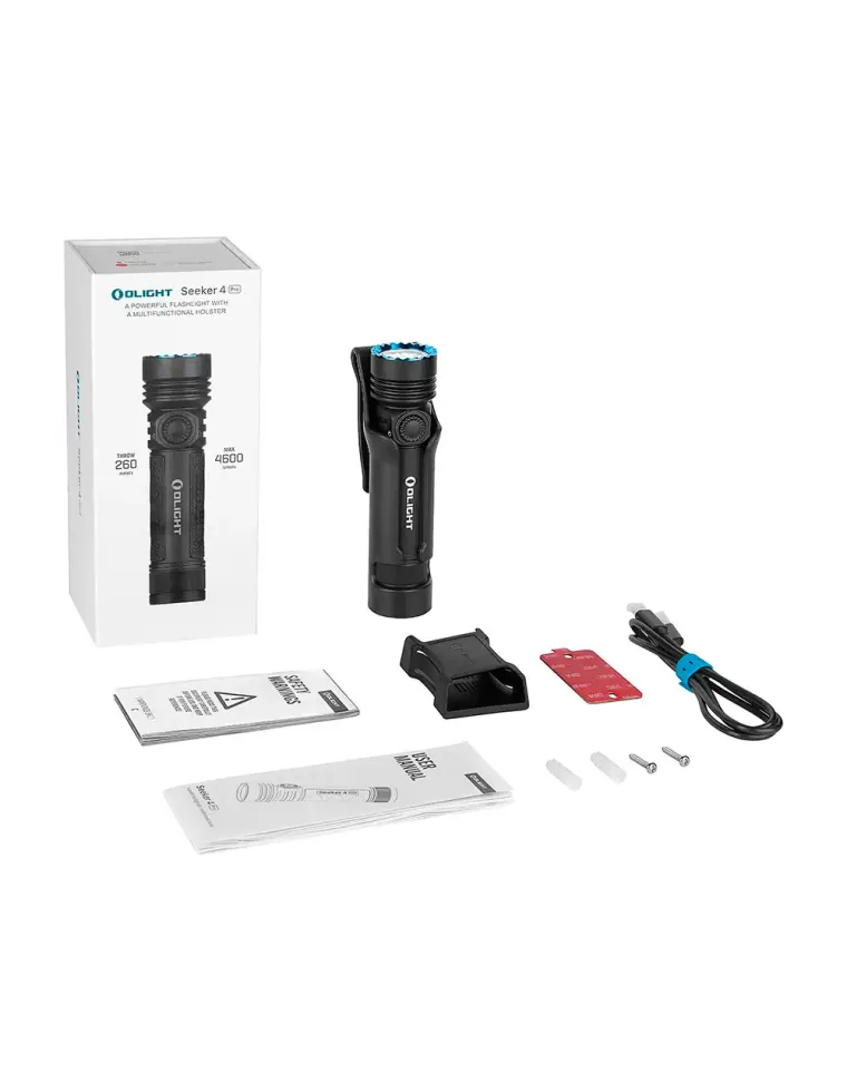 LINTERNA OLIGHT SEEKER 4 PRO NEGRA