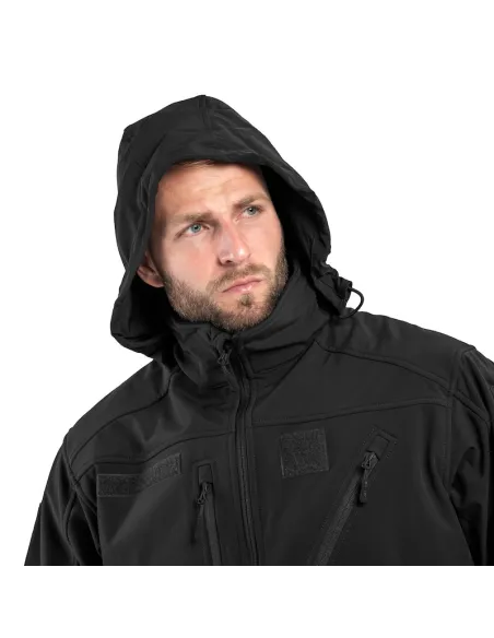CHAQUETA SOFTSHELL SCU NEGRO