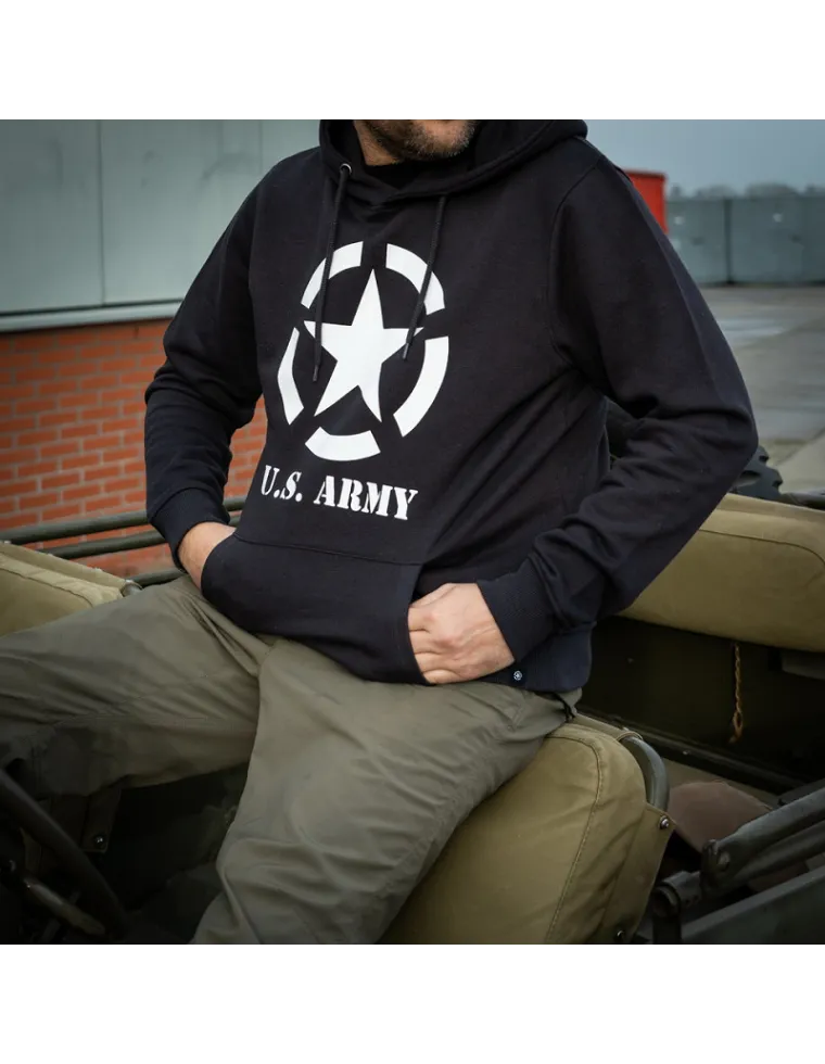 SUDADERA CAPUCHA ALIED STAR GRIS