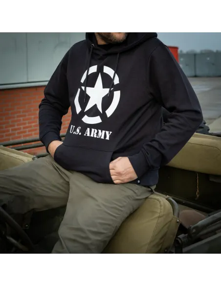 SUDADERA CAPUCHA ALIED STAR GRIS
