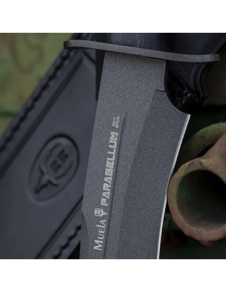 MUELA CUCHILLO PARABELLUM 17N MICARTA NEGRO