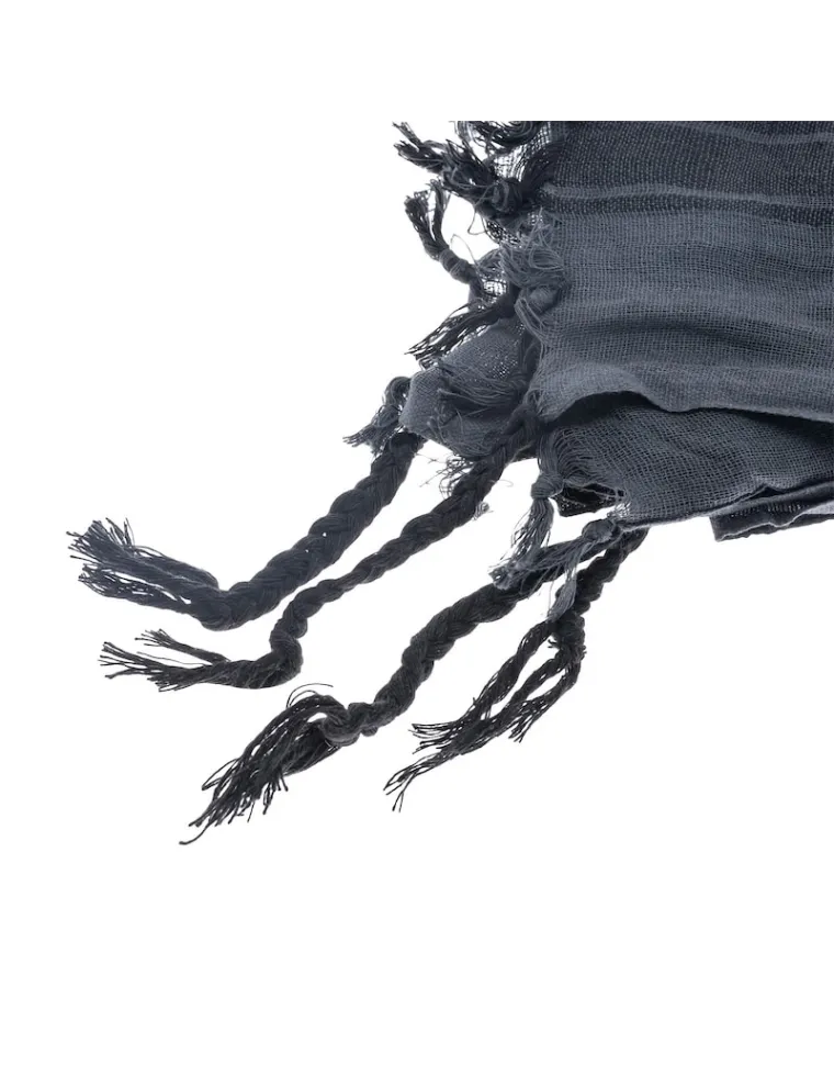 PAÑUELO PALESTINO AZUL/NEGRO