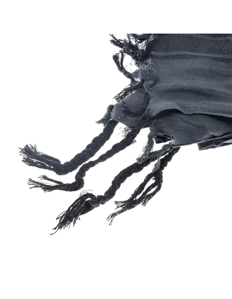 PAÑUELO PALESTINO AZUL/NEGRO