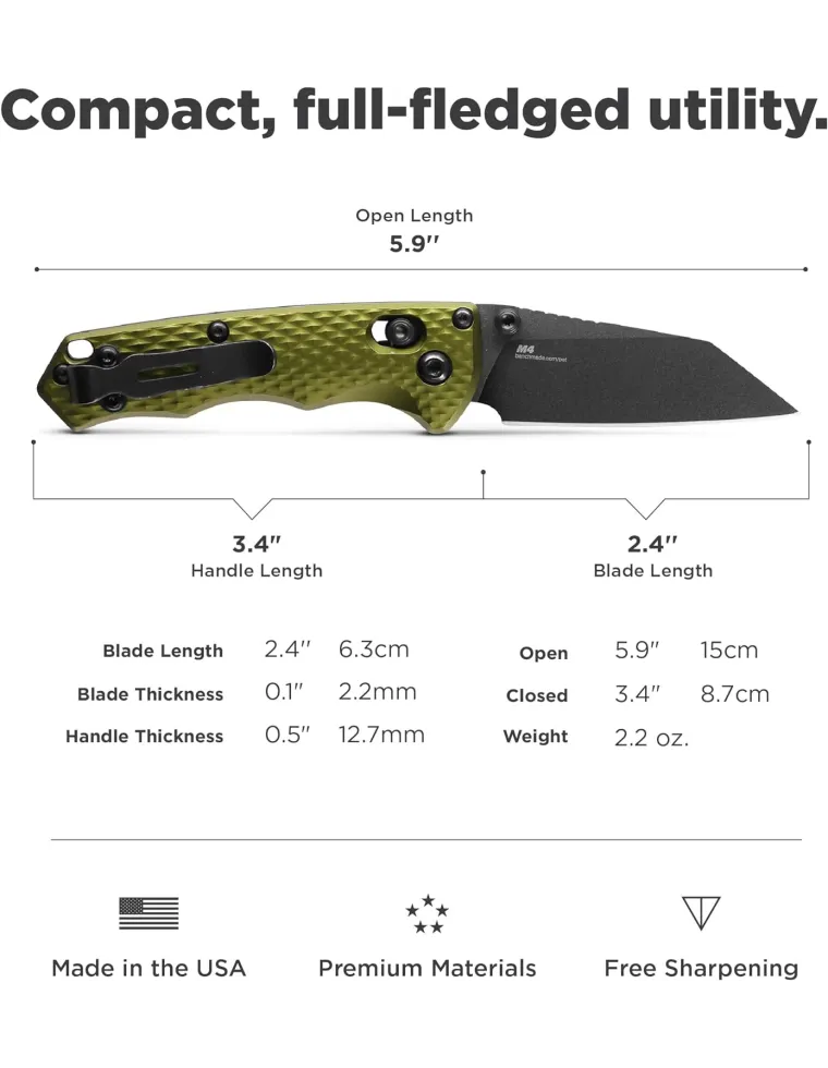 NAVAJA BENCHMADE IMMUNITY VERDE