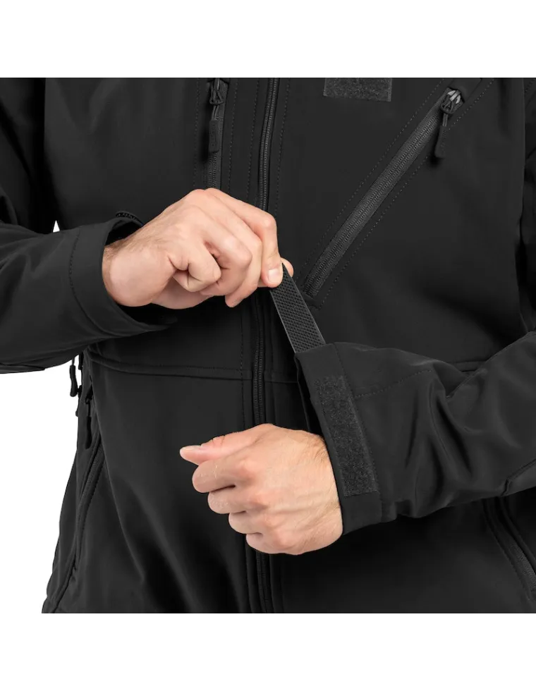 CHAQUETA SOFTSHELL SCU NEGRO