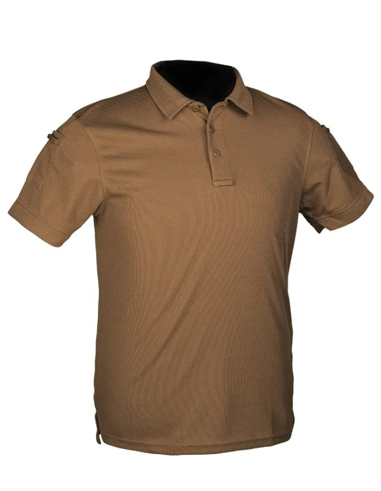 POLO QUICK DRY DARK COYOTE M