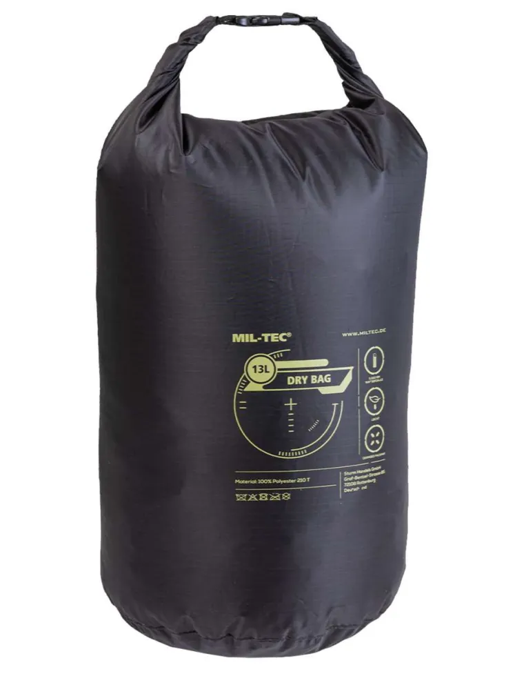BOLSA ESTANCA 13L NEGRA