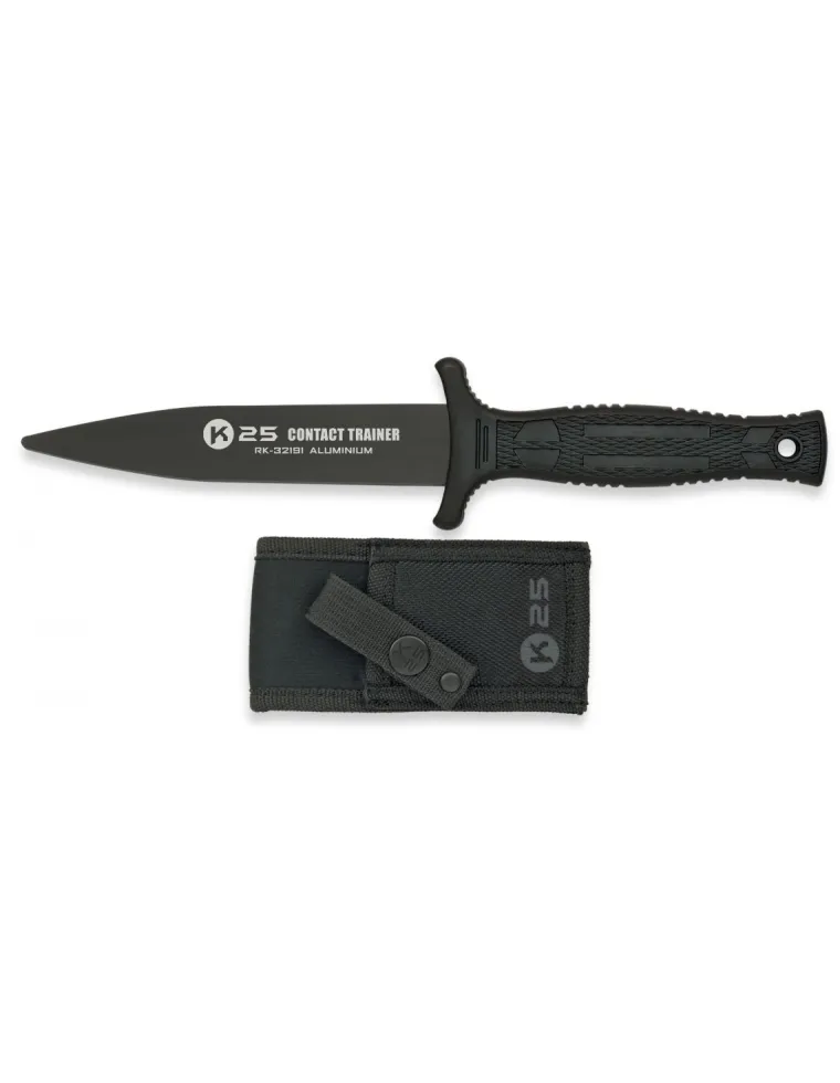 CUCHILLO ENTRENAMIENTO NEGRO 12,5cm 32191