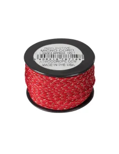 CUERDA PARACORD HELIKON TEX MICRO REFLECTIVE ROJO