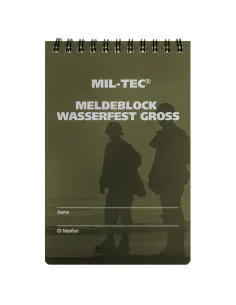 LIBRETA IMPERMEABLE 100X150mm