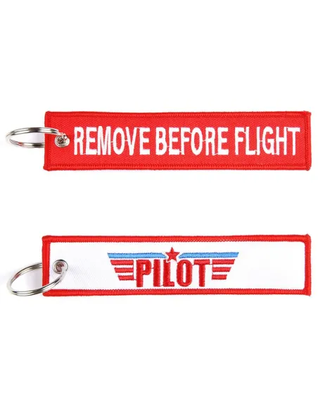 LLAVERO FOSTEX RBF PILOT BLANCO/ROJO