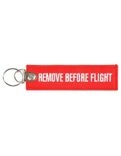 LLAVERO FOSTEX REMOVE BEFORE FLIGHT ROJO