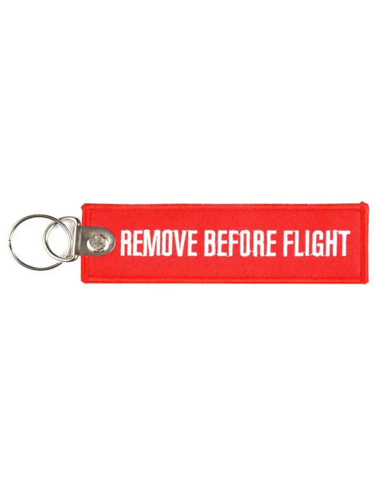 LLAVERO FOSTEX REMOVE BEFORE FLIGHT ROJO