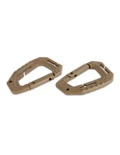 MOSQUETON MOLLE COYOTE (2UDS)