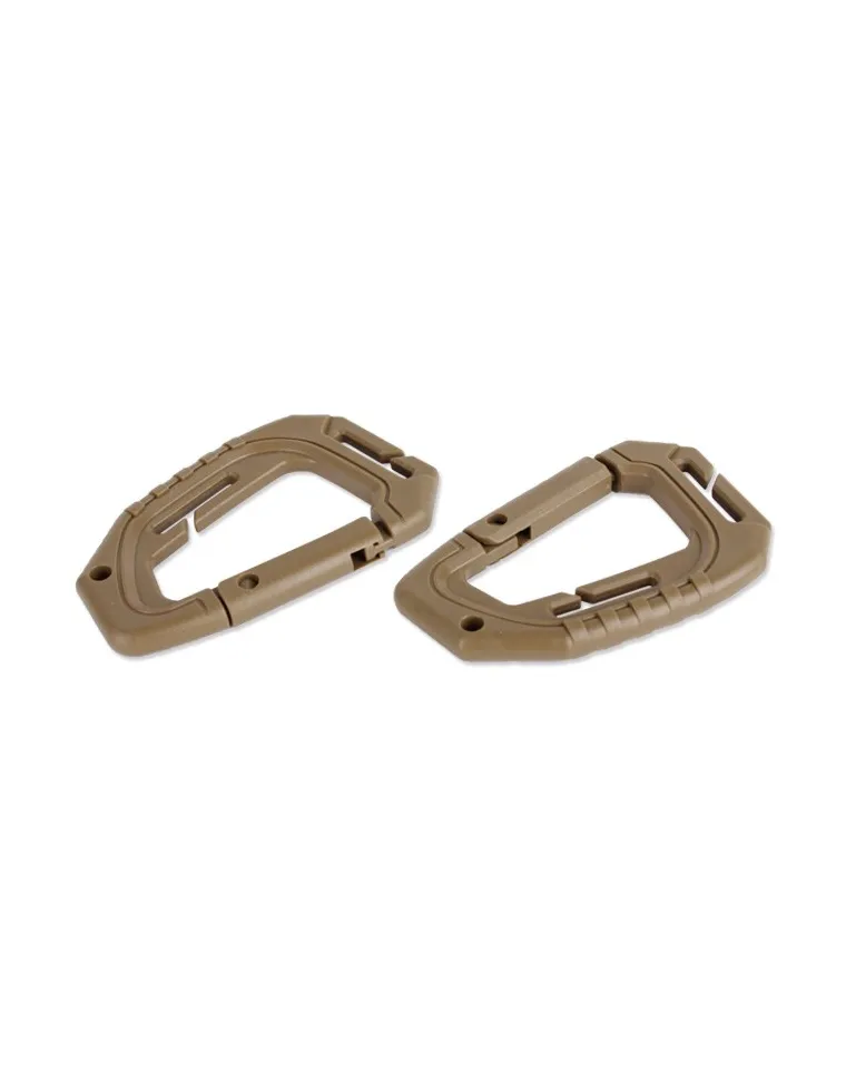 MOSQUETON MOLLE COYOTE (2UDS)